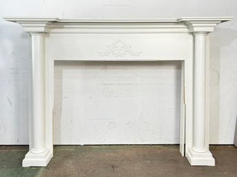 A Vintage Wood Mantle