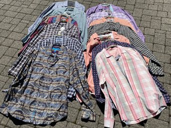 Men's Shirts By Robert Graham, Saks Fifth Avenue, And More - Men's L-XL Size