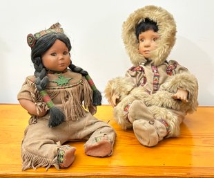 Danbury Mint Children Of The Plains Figures