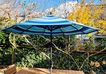 Crate And Barrel Outdoor 8ft Umbrella And Base