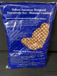 Auto Sport Deluxe Therapeutic Acu-Massage Beaded Seat Cushion- NOS