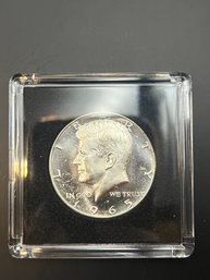 1965 Uncirculated 40 Silver Kennedy Half Dollar