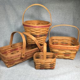 LOT C - Vintage LONGABERGER Baskets - Please Click Listing To See What This Lot Contains - Nice Longaberger !