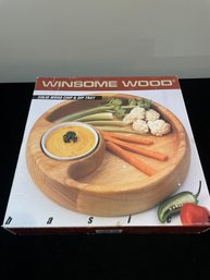 Winsome Wood Chip And Dip Server