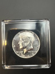 1965 Uncirculated 40 Silver Kennedy Half Dollar