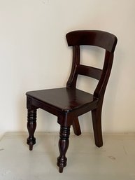 Vintage Miniature Diminutive Mahogany Empire Style Chair