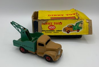 Vintage Dinky Toys ~ Breakdown Lorry #430 ~ W/Box