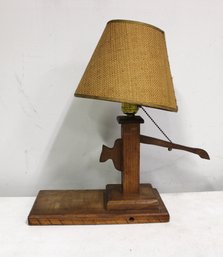 Vintage Well Water Pump Table Lamp Handcrafted