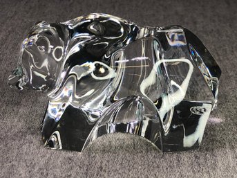 Fabulous BACCARAT $595 Retail Price - Brand New Crystal Bear - No Damage - Made In France - AMAZING PIECE !