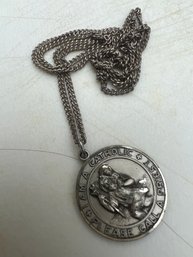 Sterling Silver St Christopher Medal