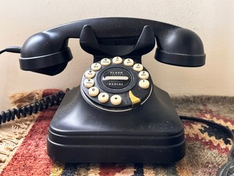 A Retro Touch Tone Phone In Rotary Dial Style