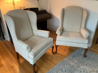 Pair Of Wingback Chairs