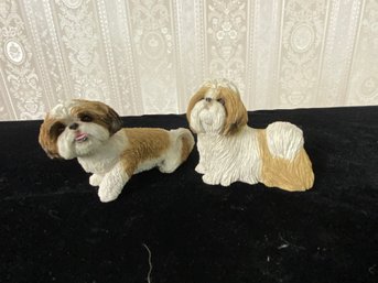 Sandicast Shih Tzu Dog Figurines