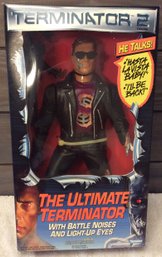 1991 Kenner Terminator 2 - The Ultimate Terminator 12' Talking Action Figure New In Box