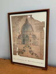 'La Cupola Di Brunelleschi' Framed Print