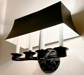 A Gothic Revival Cast Iron Wall Sconce