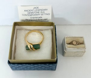 2 Nice Rings - Including Jade!