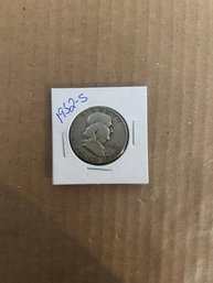 Beautiful 1952-S Ben Franklin Half Dollar 90 Silver