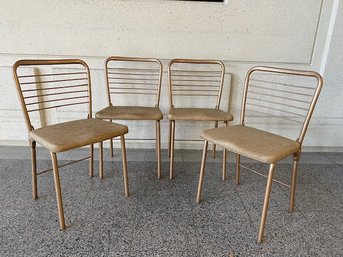 Set Of 4 Vintage Cosco Folding Chairs