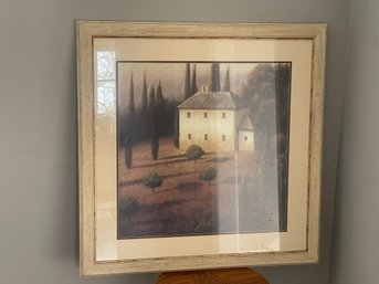 Framed Art Print Of Farmhouse