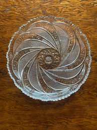 Gorgeous Swirling Star Sawtooth Platter