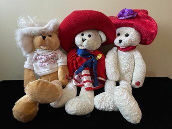Lot Of 3 Teddy Bears