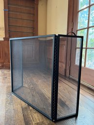 A Plow & Hearth  Metal Fireplace Screen