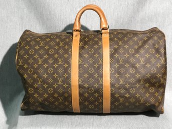 Incredible Guaranteed Authentic LOUIS VUITTON Keepall / Duffle Bag - Large Size 24'  - 1980s / USA Made