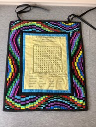 Fiesta Ware Word Search Quilted Banner