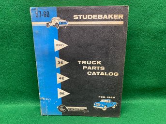 Vintage 57-60 Studebaker Truck Parts Catalog. Illustrated.