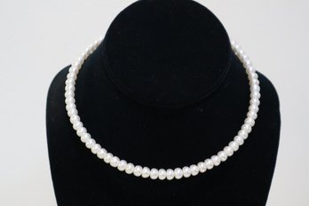 Honora Cultured White Pearl Collar Necklace