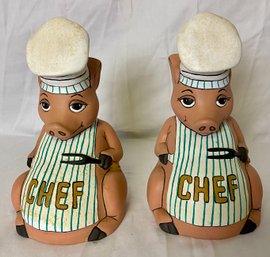 'Chef' Pig Bookends