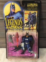 1994 Kenner Legends Of Batman Cyborg Batman Action Figure New In Package