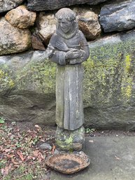 Saint Francis With Bird Bath Garden Statue