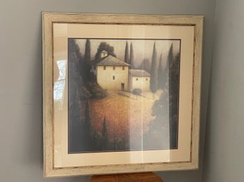 Framed Art Print Of Farmhouse #2