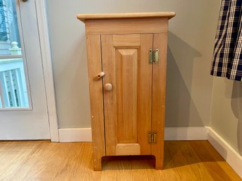 Small Wood Cabinet With Single Door