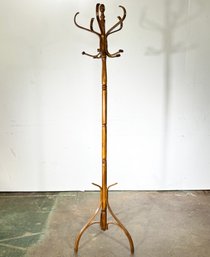 An Antique Bent Wood Coat Rack