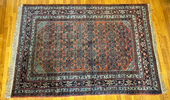 Vintage Hamadan Persian Area Rug, Approximately 4.5 X 7,  (Appraised For $750)