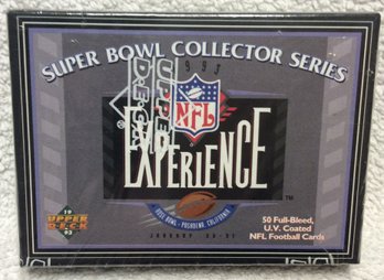 1993 Upper Deck NFL Experience Super Bowl Collector Series Sealed 50 Card Set - M
