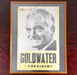 A Vintage Barry Goldwater Presidential Campaign Poster