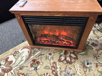 Electric Fireplace  By Life Smart  1500 W Infared Heater