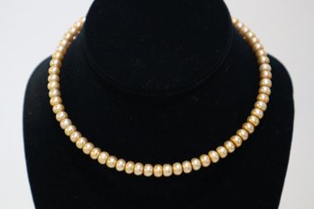 Honora Cultured Golden Color Pearl Collar Necklace