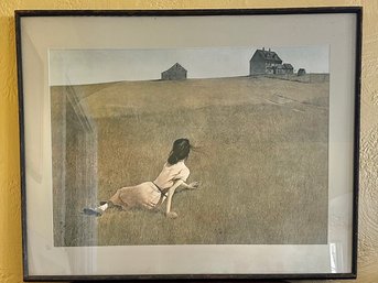 Christinas World Framed Andrew Wyeth Print And Book, 2 Pcs.