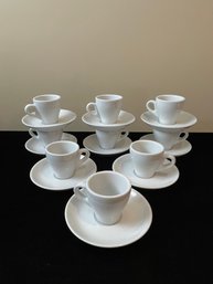 Set Of China Demitasse Cups With Saucers