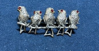 Vintage Danecraft Sterling Silver Bird Brooch / Pin