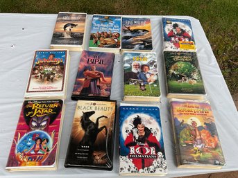 12 Vintage VHS Movies