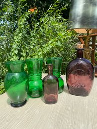 Colored Glass Grouping