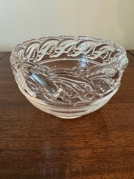 Tiffany Crystal Dolphins Bowl