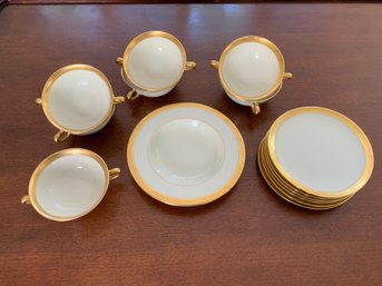 Seven Soup Bowl Sets And More, Lenox China, Lowell, 15 Pieces