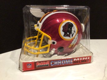 Riddell Sports Chrome Redskins Mini Helmet